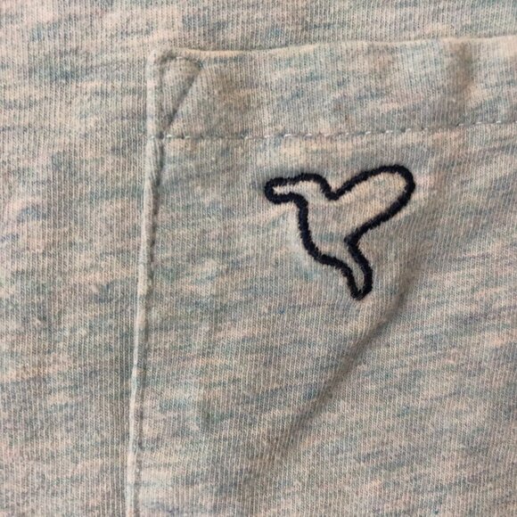 Birddogs Mens T-Shirt Large Short Sleeve Casual Blue Pullover Pocket Tee Knit - Picture 7 of 9